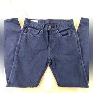 Gap Men’s 29x30 slim gap flex 5-pocket pants. Navy blue.